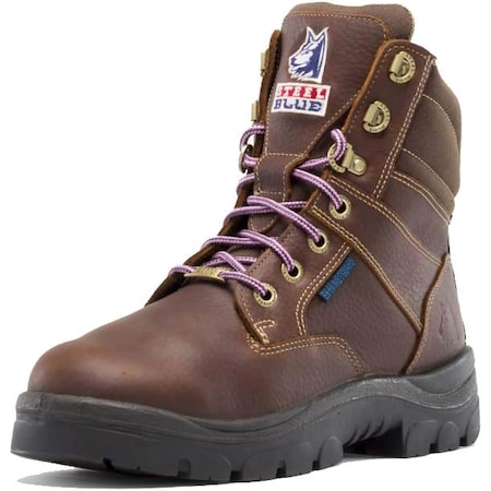 Steel Blue Ladies 10 Wide, Steel Toe Toe 892853W-100-OAK